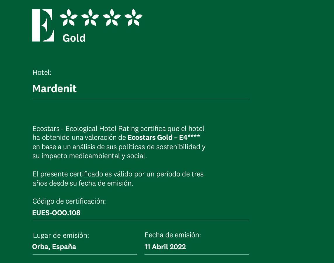 Orba Mardenit Hotel Boutique (Adults Only) المظهر الخارجي الصورة